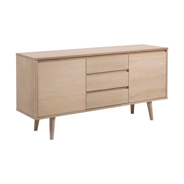 Niska komoda u dekoru hrasta u prirodnoj boji 150x75 cm Nagano – Actona-image-2