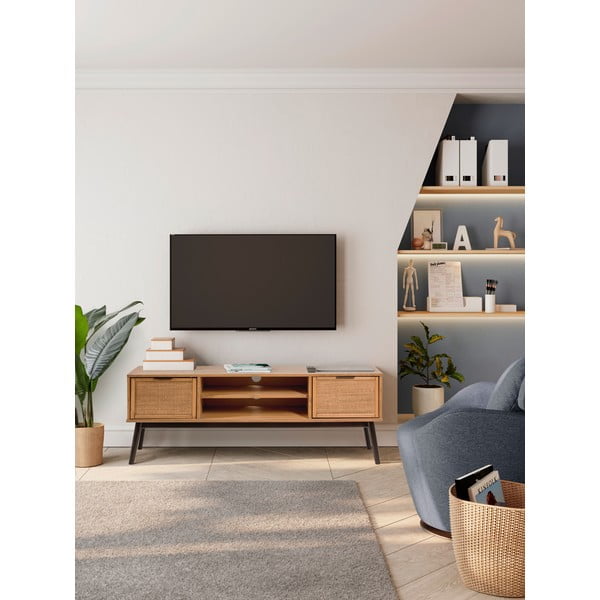 TV komoda od masivnog bora 140x52 cm Natasha – Marckeric-image-1