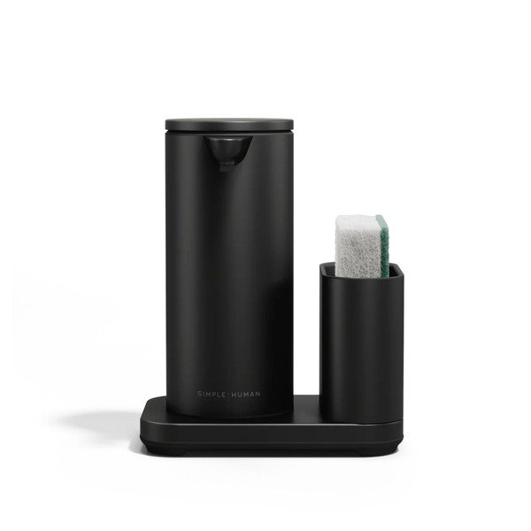 Mat crni metalni automatski držač za deterdžente – simplehuman-image-4