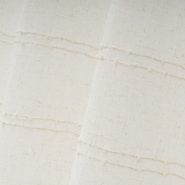Bež zavjesa od mješavine lana 140x260 cm Nodes – Casa Selección-image-3