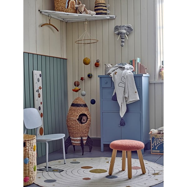 Bijela deka za bebe 130x160 cm Space – Bloomingville Mini-image-1