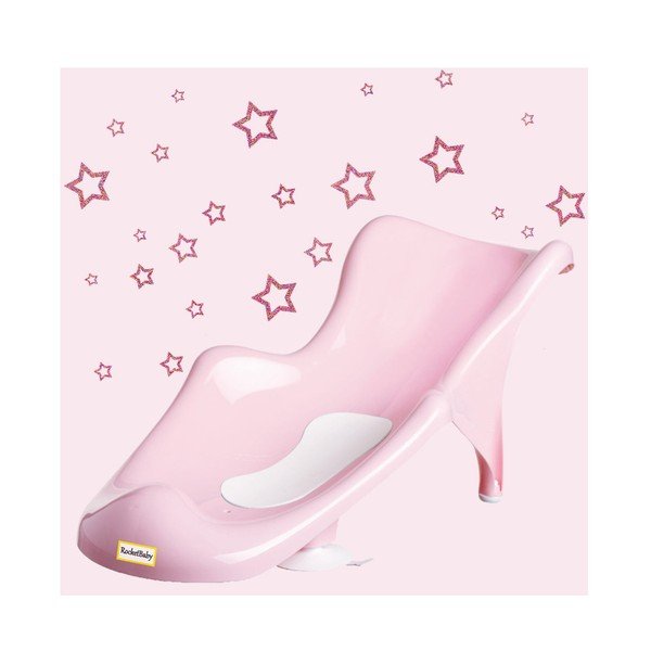 Ružičasta sjedalica za kupanje 48x24 cm - Rocket Baby-image-2