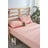 Ružičasti pamučan set plahte i jastučnice s gumom 180x200 cm – Mila Home