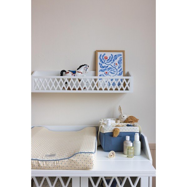 Bijela zidna dječja vješalica 75x16 cm Harlequin – Cam Cam Copenhagen-image-3