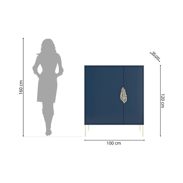 Tamno plavi ormarić Skandica Merlin-image-4