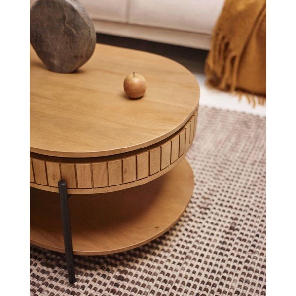 Stolić za kavu od drveta manga 130x65 cm Licia - Kave Home-image-2