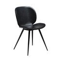 Crna stolica od umjetne kože DAN-FORM Denmark Cloud