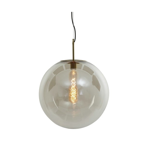 Viseća svjetiljka u brončanoj boji sa staklenim sjenilom ø 48 cm Medina – Light & Living-image-2