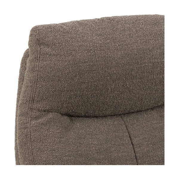 Siva/smeđa fotelja za opuštanje od bouclé tkanine London – Actona-image-1