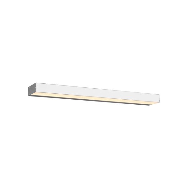LED zidna svjetiljka u sjajnoj srebrnoj boji (duljina 60 cm) Rocco - Trio-image-3