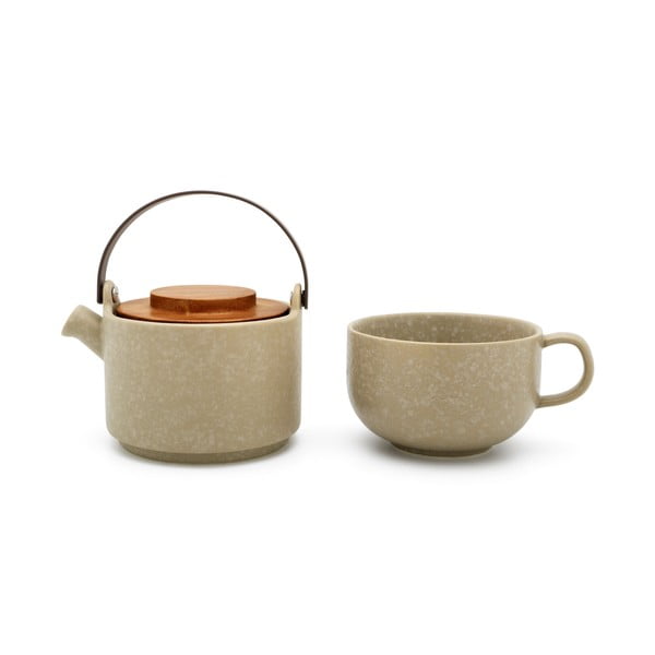 Bež glineni servis za čaj Umea – Bredemeijer-image-2