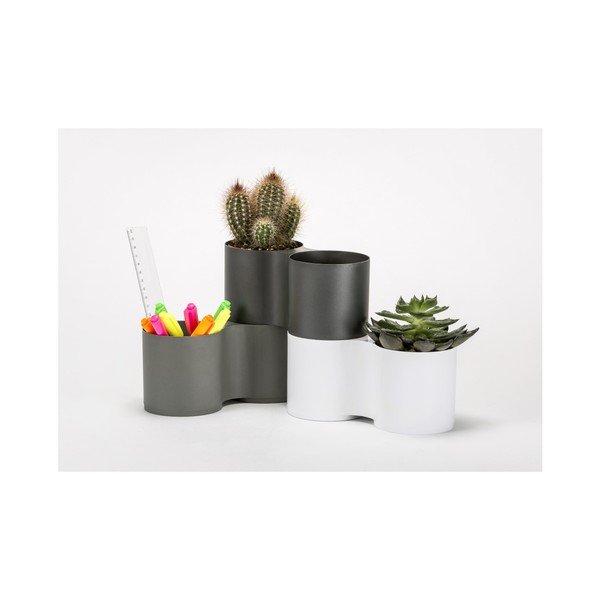 Set od 3 posude za cvijeće Plastia Moduloo-image-3