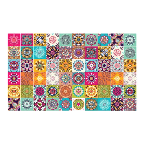 Set od 60 zidnih naljepnica Ambiance Tiles Vintage, 10 x 10 cm-image-2