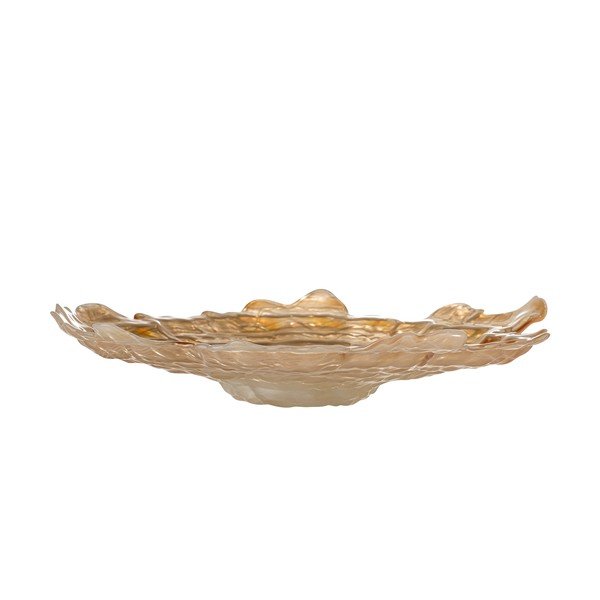 Bež staklena zdjela ø 38,5 cm Asimi – Bloomingville