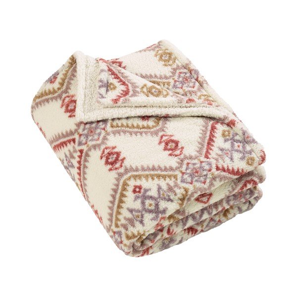 Deka u prirodnoj boji 240x200 cm Navajo Fleece – Catherine Lansfield