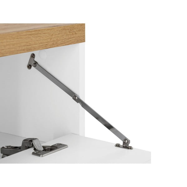 Bijeli ormarić za ispod umivaonika u dekoru hrasta 60x57 cm Thessa – Støraa-image-3