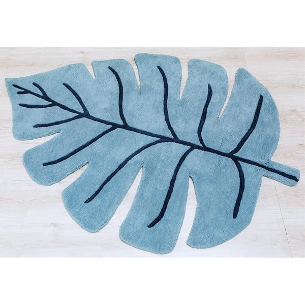 Plavi dječji tepih 105x150 cm Monstera Leaf – Lilipinso-image-2