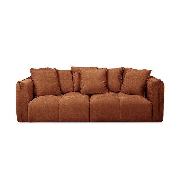 Narančasta sofa od šenila Harlem – Bobochic Paris