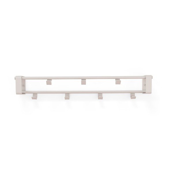 Smeđe-siva željezna zidna vješalica s policom 60 cm Rex – Spinder Design