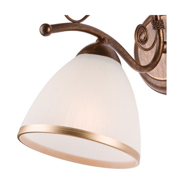 Bijela/smeđa zidna lampa Retro Ii – LAMKUR-image-3