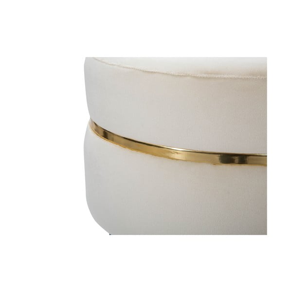 Krem baršunast tabure Paris – Mauro Ferretti-image-3