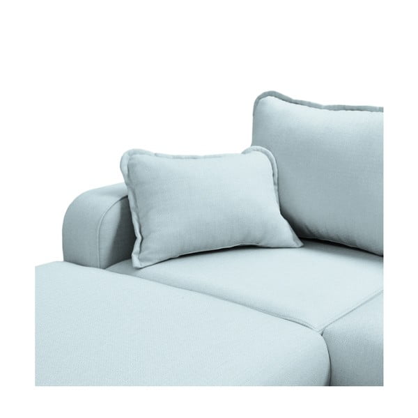 Svijetloplava kutna garnitura (lijevi kut) Beata - Ropez-image-1