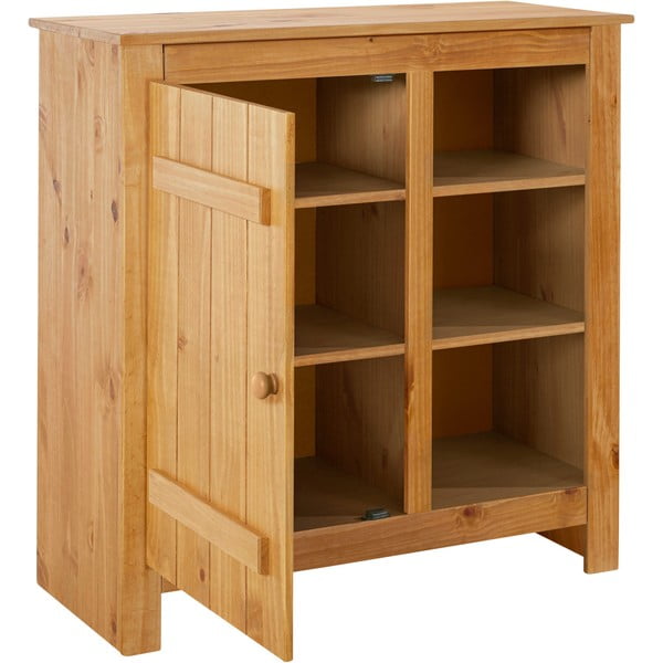 Ormarić od masivnog bora u prirodnoj boji 90x90 cm Bertram – Støraa-image-3