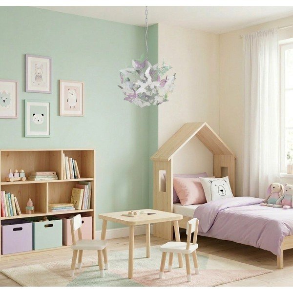 Dječji luster s plastičnim sjenilom ø 50 cm Butterfly – Reality-image-2