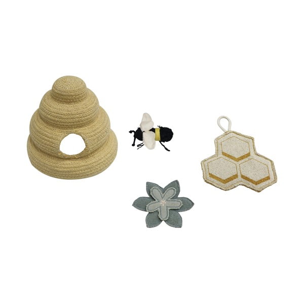 Krem pamučan dječji tepih za igru 90x130 cm Pollination – Lorena Canals-image-4