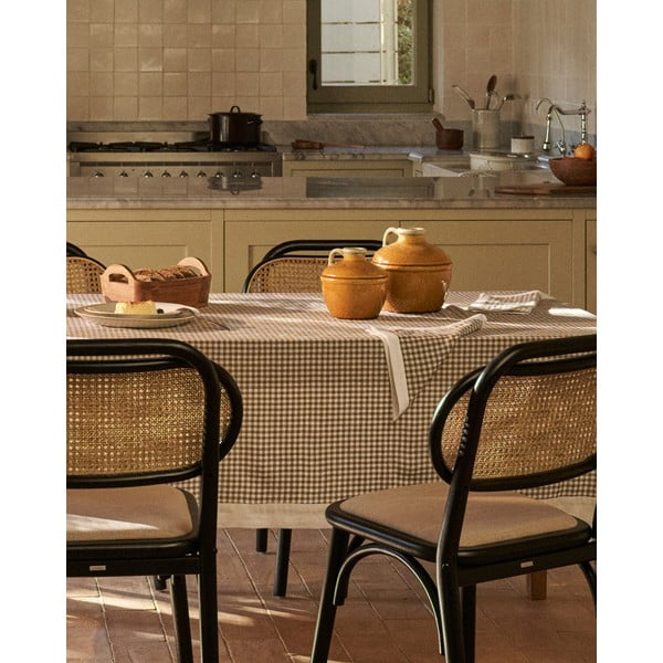 Smeđa keramička vaza Tamariu – Kave Home-image-1