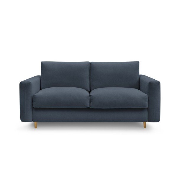 Tamno plava sofa za spavanje/sklopiva 220 cm Cocoone – Bobochic Paris