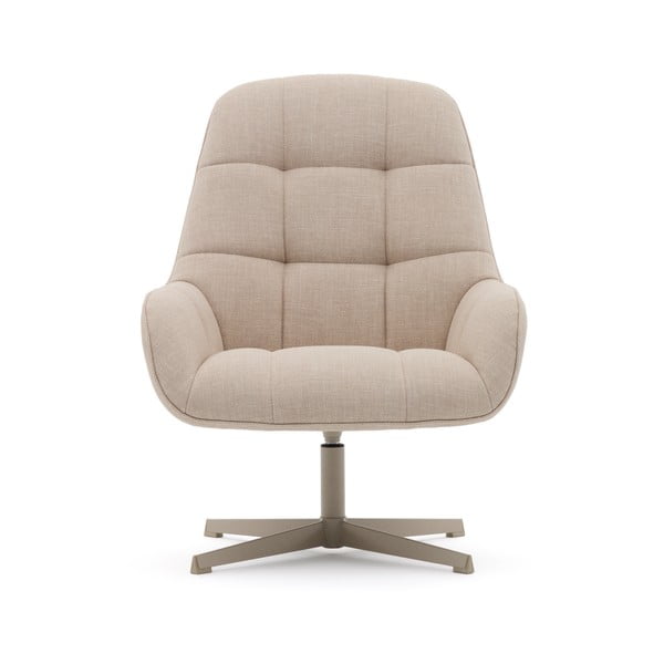 Bež okretna fotelja Jaspe – Kave Home-image-2