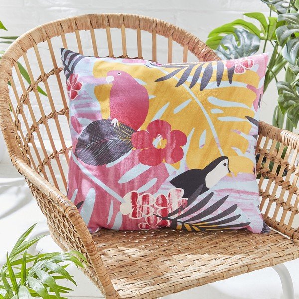 Vanjski jastuk 45x45 cm Tropical Leaves - Catherine Lansfield-image-1