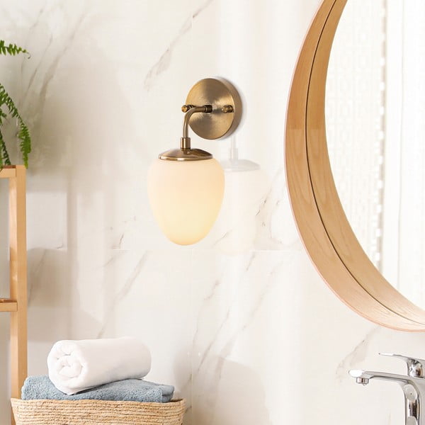 Zidna lampa u brončanoj boji ø 12 cm Nassao – Opviq lights-image-3