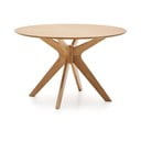 Okrugao blagovaonski stol s pločom stola u dekoru hrasta ø 120 cm Naanim – Kave Home