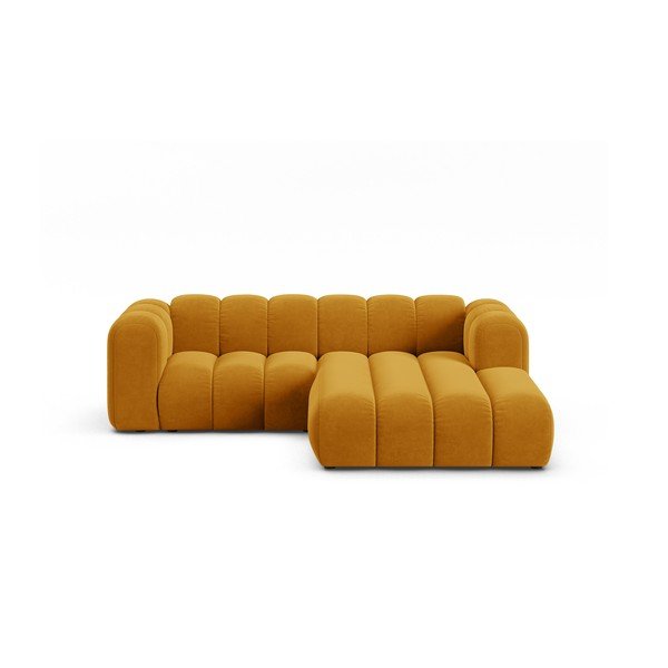 Žuta  kutna garnitura (s desnim kutom) Lupine – Micadoni Home