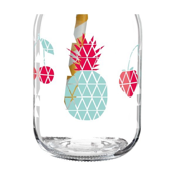 Čaša s poklopcem i slamkom Ritzenhoff Kathrin Stockebrand Ananas, 445 ml-image-4