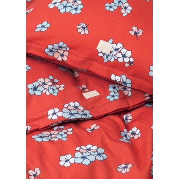 Ciglasta posteljina za bračni krevet-za produženi krevet od pamučnog satena 200x220 cm Grand Pleasantly – JUNA-image-3