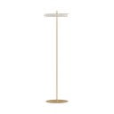 Bijela LED stojeća svjetiljka s mogućnosti zatamnjivanja s metalnim sjenilom (visina 151 cm) Asteria Floor – UMAGE