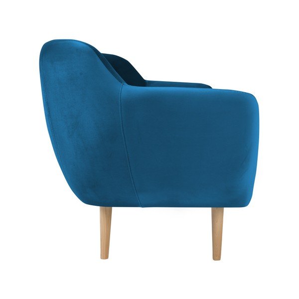 Plava fotelja Mazzini Sofas Amelie-image-1