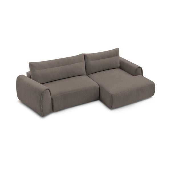 Smeđa kutna garnitura Aden – Bobochic Paris-image-4