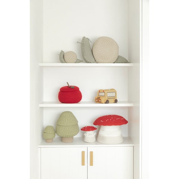 Krem/kadulja zelena tekstilna dječja kutija za pohranu 60x24x30 cm Big Snail – Lorena Canals-image-2