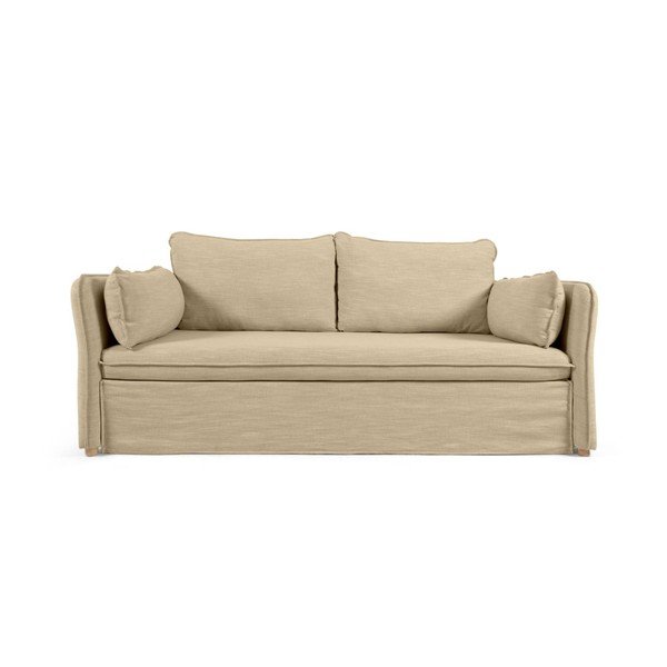 Bež sklopiva sofa 210 cm Tanit – Kave Home