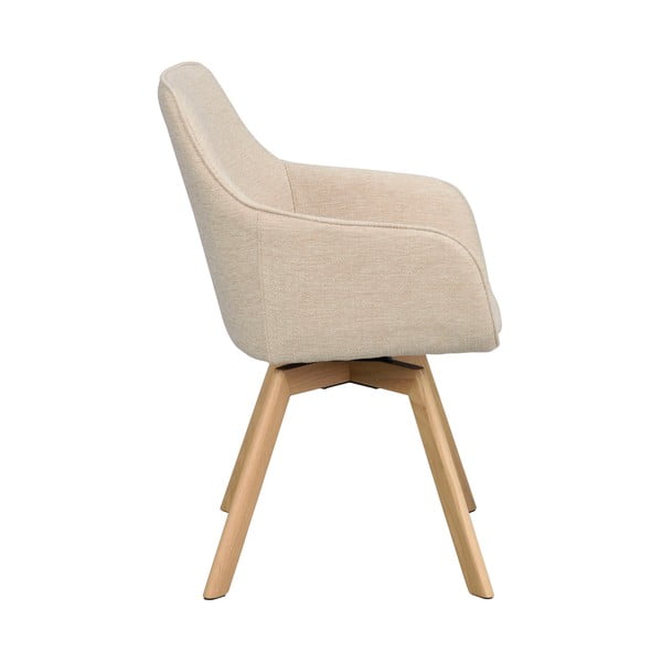 Bež podstavljene blagovaonske stolice u setu 2 kom Alison – Rowico-image-2