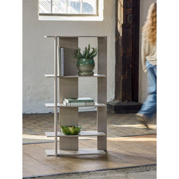 Sivi regal 64x120x29 cm Norvida – Bloomingville-image-1