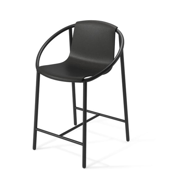 Crna plastična barska stolica 90 cm Ringo – Umbra-image-2