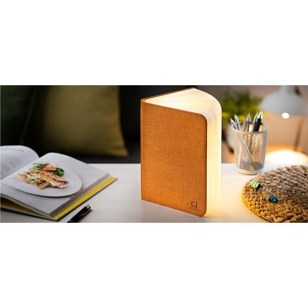 LED stolna lampa s tekstilnim sjenilom (visina 2,5 cm) Harmony – Gingko-image-3