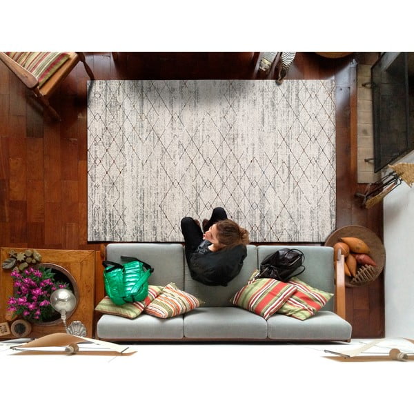 Sivi tepih Universal Berlin Geo, 133 x 190 cm-image-1