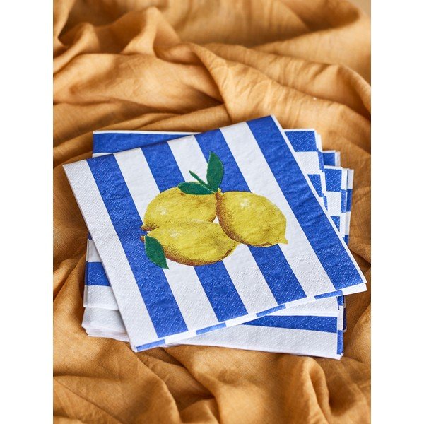 Papirnati ubrusi u setu 20 kom 33x33 cm Limone – Bloomingville-image-1