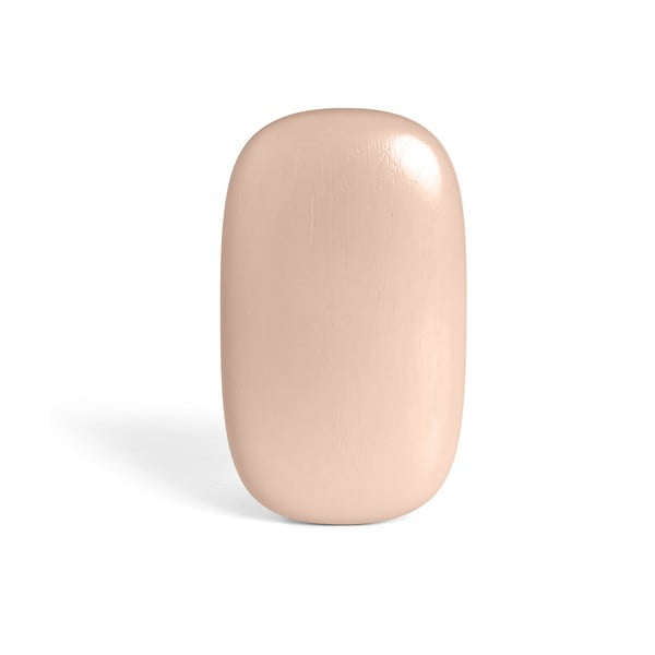 Svijetlo ružičasta zidna kuka od hrastovine Gemma Oak Nude – MiaCara